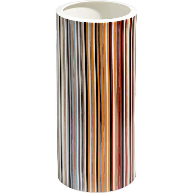 High Vase Stripes  Jenkins 148 Diam. 6.3", H 14"