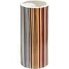 High Vase Stripes  Jenkins 148 Diam. 6.3", H 14" - Vases - 2
