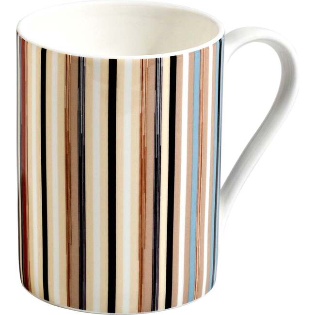 Mug Cup Stripes In Luxury Box Jenkins 148 Diam. 3", H 3.9", Cap. 12.5 Oz - Tableware - 3