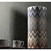 High Vase Zig Zag  Jarris 148 Diam. 6.3", H 14" - Vases - 3
