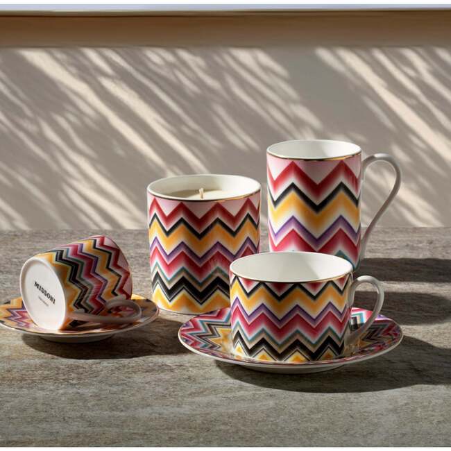 Marrakech Luxury Box Set 2 Pcs. Tea Cup & Saucer - 8,5 X H 6 Cm Cap. 22 Cl. - S.15,5 Cm - Tableware - 3