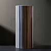 High Vase Stripes  Jenkins 148 Diam. 6.3", H 14" - Vases - 3