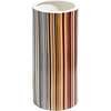 High Vase Stripes  Jenkins 148 Diam. 6.3", H 14" - Vases - 5