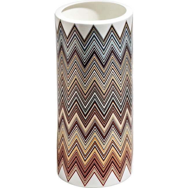 High Vase Zig Zag  Jarris 148 Diam. 6.3", H 14" - Vases - 5