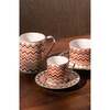 Coffee Cup & Saucer Iconic Set of 2 In Luxury Box Diam. 2.3", H 2.5", Cap. 4 Oz, Saucer Diam. 4.75" - Tableware - 6