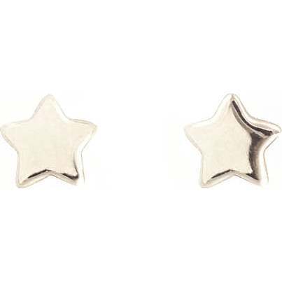 Tiny Star Stud Earrings, Silver