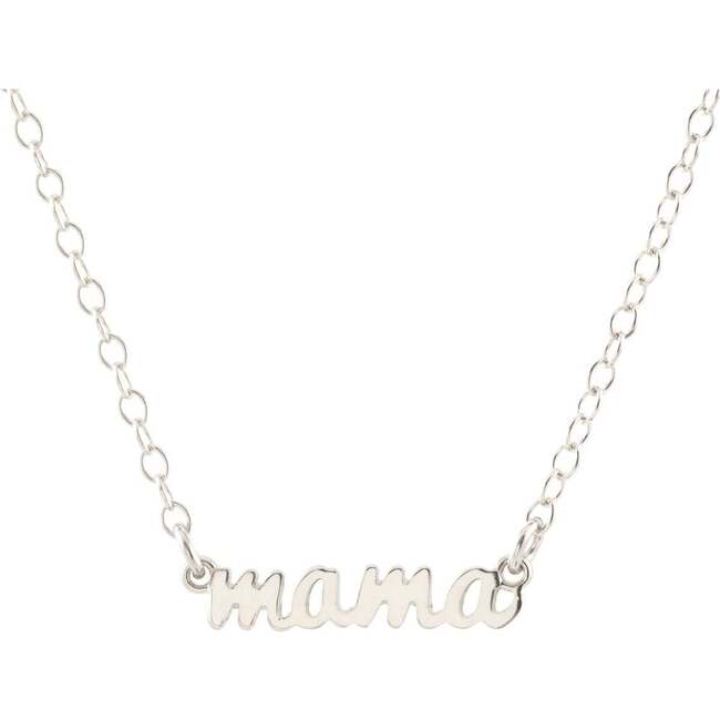 Mama Charm Necklace, Silver