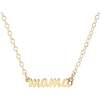 Mama Charm Necklace, Gold - Necklaces - 1 - thumbnail