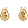 Ladybug Stud Earrings, Gold - Earrings - 1 - thumbnail