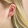 Bow Stud Earrings, Gold - Earrings - 4