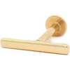 Bar Flat Back Single Stud Earring in 14k Gold - Earrings - 6 - thumbnail