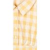 Isabelle Vichy Top, Yellow - Blouses - 3 - thumbnail