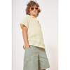 Nicolo Muslin Polo Shirt, Vainilla - Polo Shirts - 3 - thumbnail