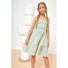 Anette Muslin Dress, Green Lily - Dresses - 3