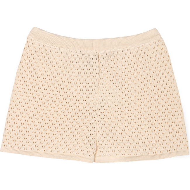 Carola Openwork Short, Beige