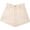 Alice Denim Short, Beige - Shorts - 1 - thumbnail