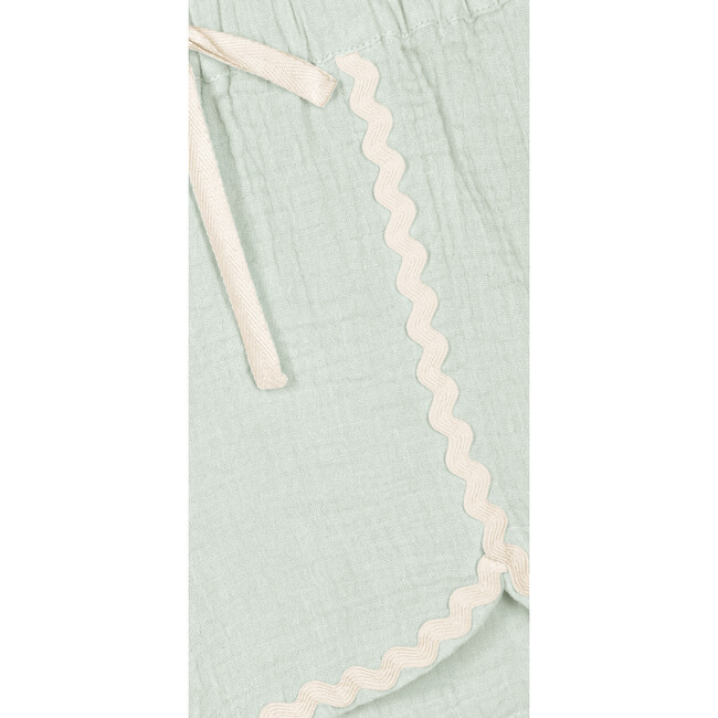 Anette Muslin Short, Green Lily