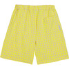 Matteo Vichy Straight Cut Seersucker Bermuda, Fluo Yellow - Shorts - 3