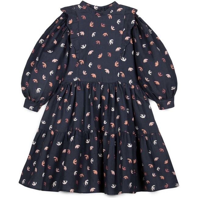 Martine Muslin Dress, Blue - Dresses - 1