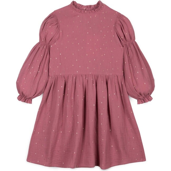 Émilie Muslin Dress, Pink - Dresses - 1