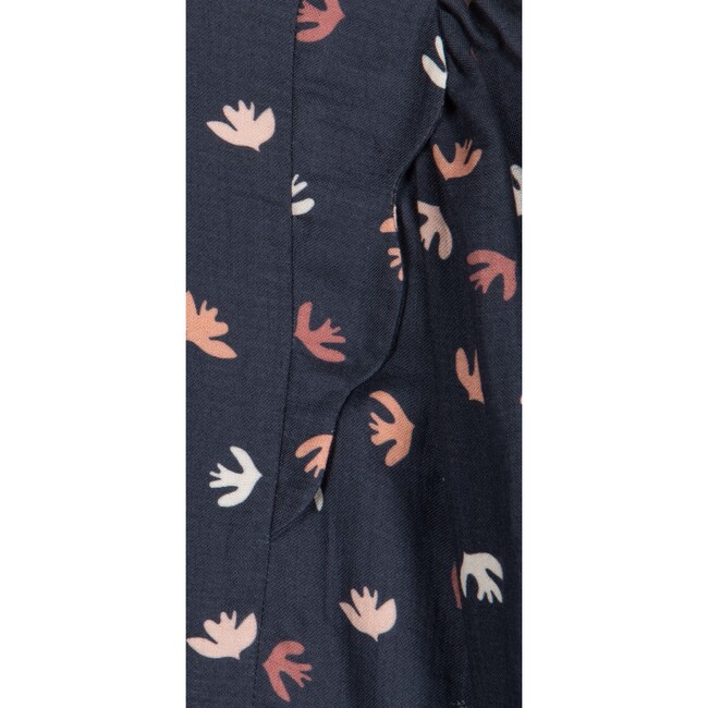 Martine Muslin Dress, Blue - Dresses - 4