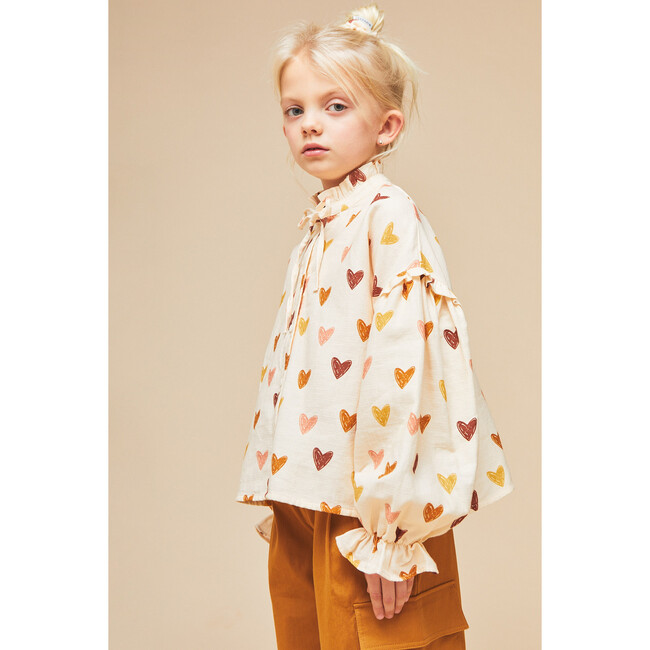 Love Muslin Blouse, Cream - Blouses - 5