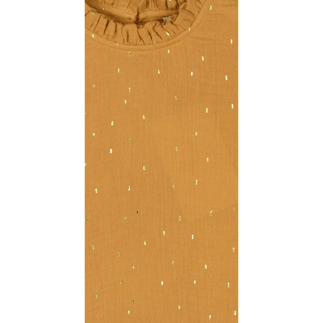 Émilie Muslin Dress, Mustard - Dresses - 2