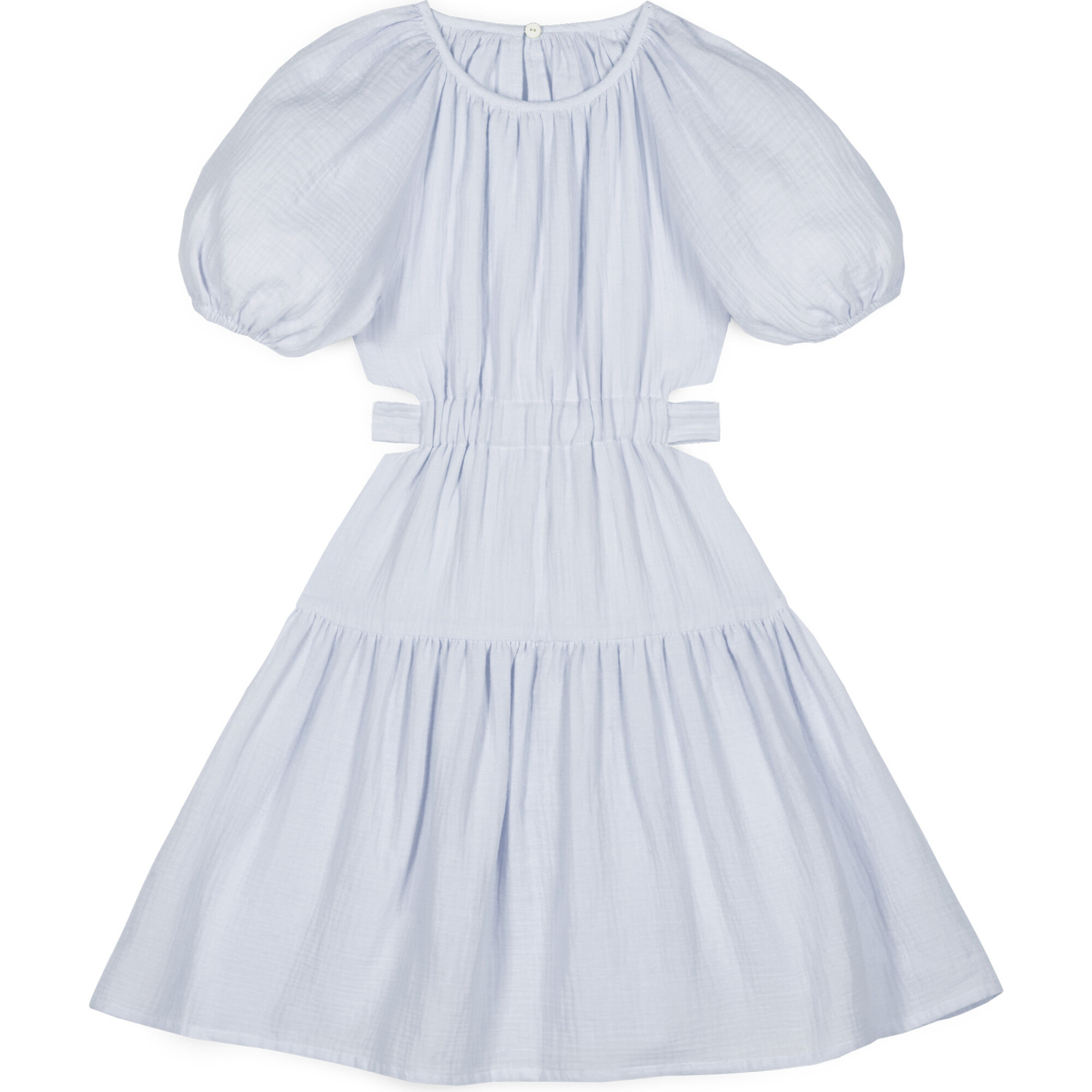 blue dress for baby girl Sequined Butterfly Appliqu Dress