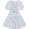 Marine Muslin Cut Out Dress, Artic Blue - Dresses - 2