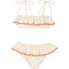 Lia Swimsuit Ecru/Salmon - One Pieces - 1 - thumbnail
