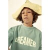 Dreamer Jersey Sweatshirt, Pale Aqua - Sweatshirts - 2 - thumbnail