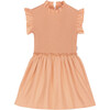 Charlotte Jersey Dress, Apricot - Dresses - 1 - thumbnail