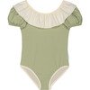 Bella Ruffle Swimsuit Green - One Pieces - 1 - thumbnail