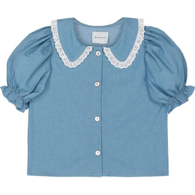 Aroa Denim Blouse - Blouses - 1