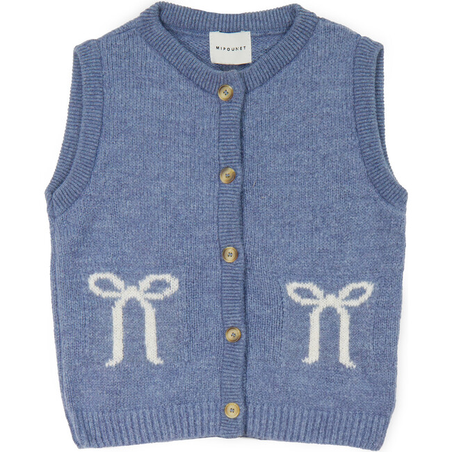 Sana Waistcoat, Light Blue