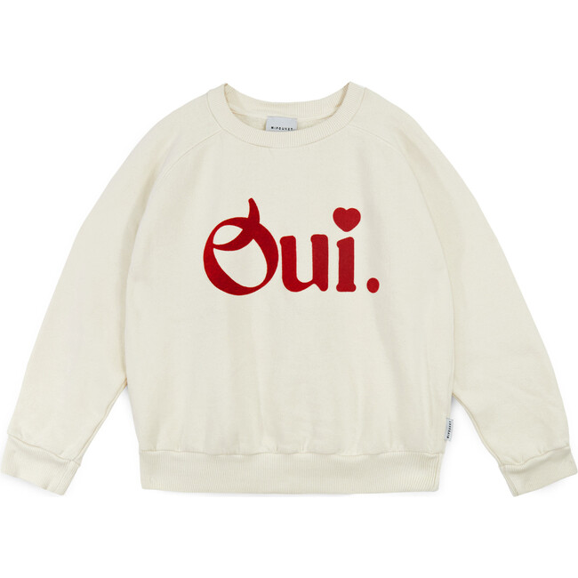 Oui Felpa Sweatshirt, Ecru