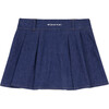 Nina Denim Skirt, Blue - Skirts - 1 - thumbnail
