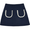 Nerea Skirt, Dark Blue - Skirts - 1 - thumbnail