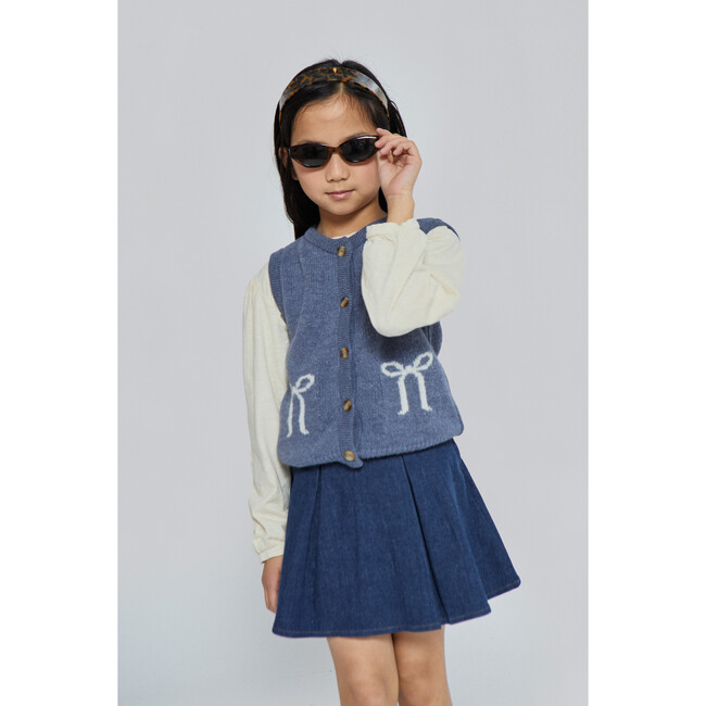 Sana Waistcoat, Light Blue