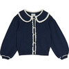 Nerea Cardigan, Dark Blue - Cardigans - 2