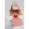 Petra Heart Waistcoat, Pink/Red - Vests - 3