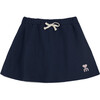 Modena Felpa Skirt, Dark Blue - Skirts - 1 - thumbnail