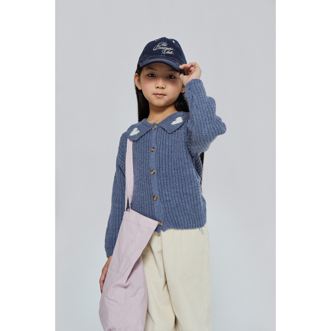 Petra Heart Cardign, Light Blue - Cardigans - 3