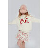 Oui Felpa Sweatshirt, Ecru - Sweatshirts - 2 - thumbnail