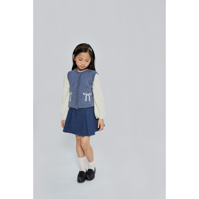 Sana Waistcoat, Light Blue - Vests - 3