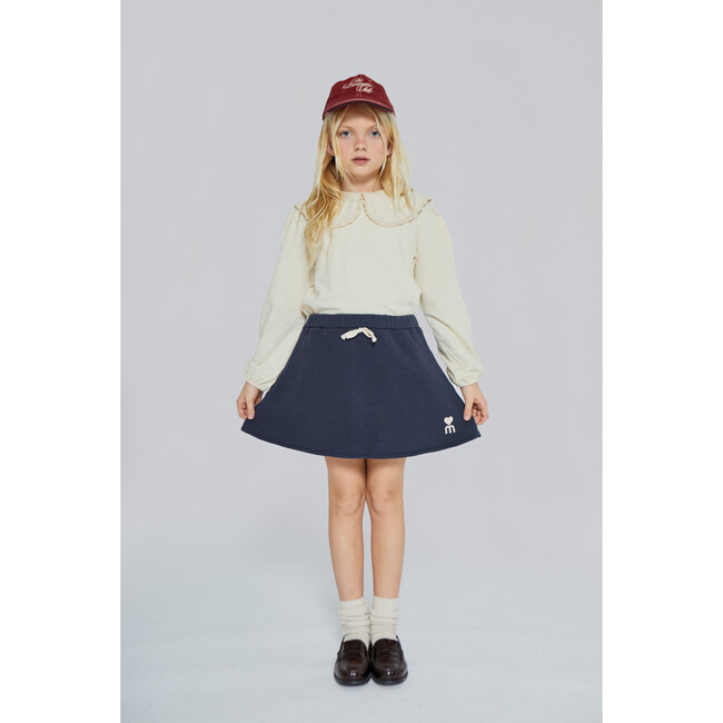 Modena Felpa Skirt, Dark Blue - Skirts - 3