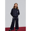 Mariane Denim Pant, Dark Blue - Pants - 2