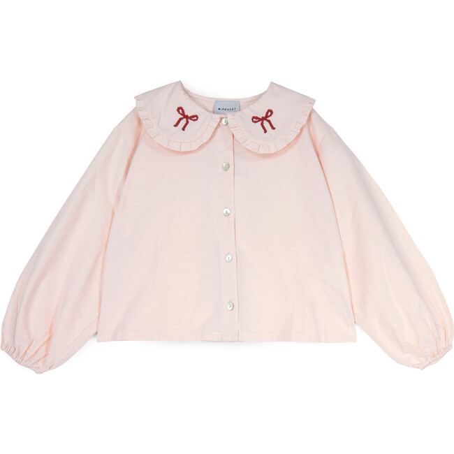 Felicia Knot Blouse, Light Pink