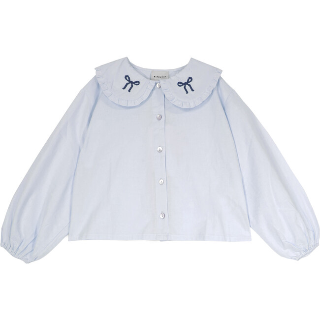 Felicia knot Blouse, Light Blue