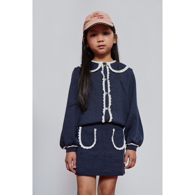 Nerea Skirt, Dark Blue - Skirts - 3